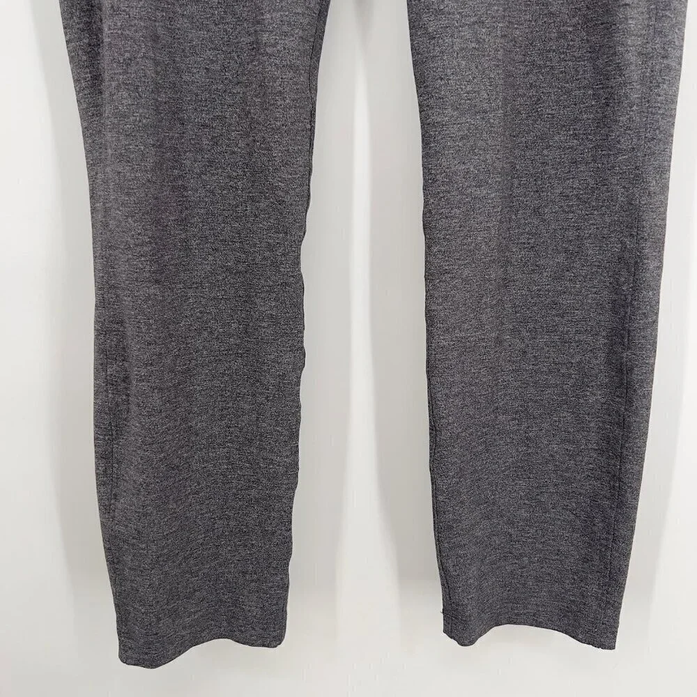 Lululemon Heathered Gray Drawstring Straight Leg Pants Size 4